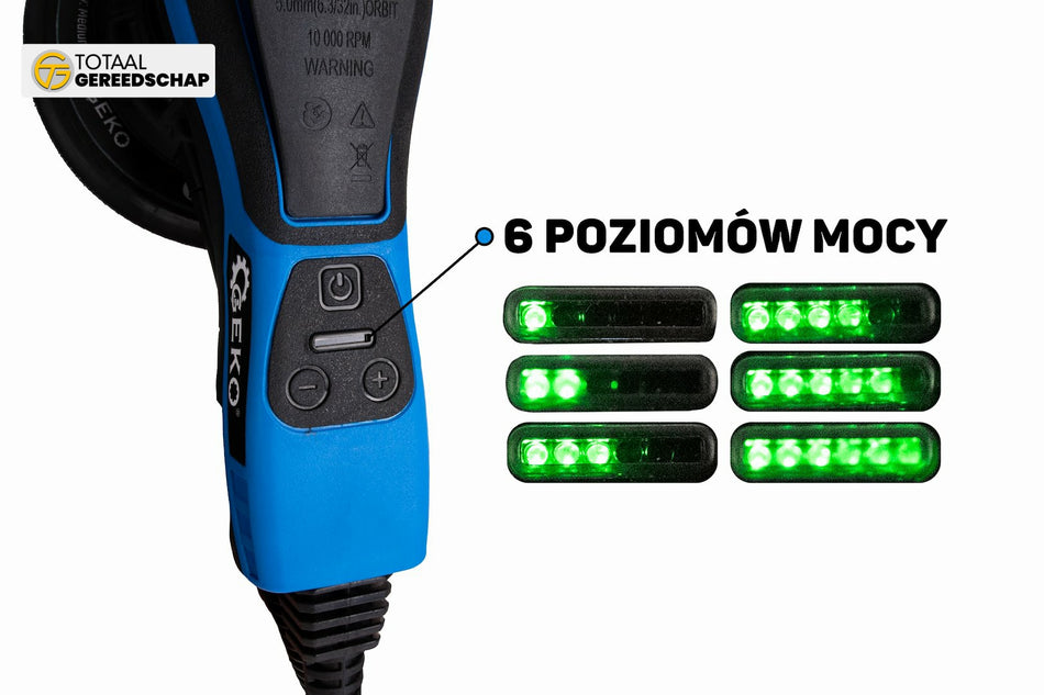 150mm Brushless Electric Orbital Sander 350W