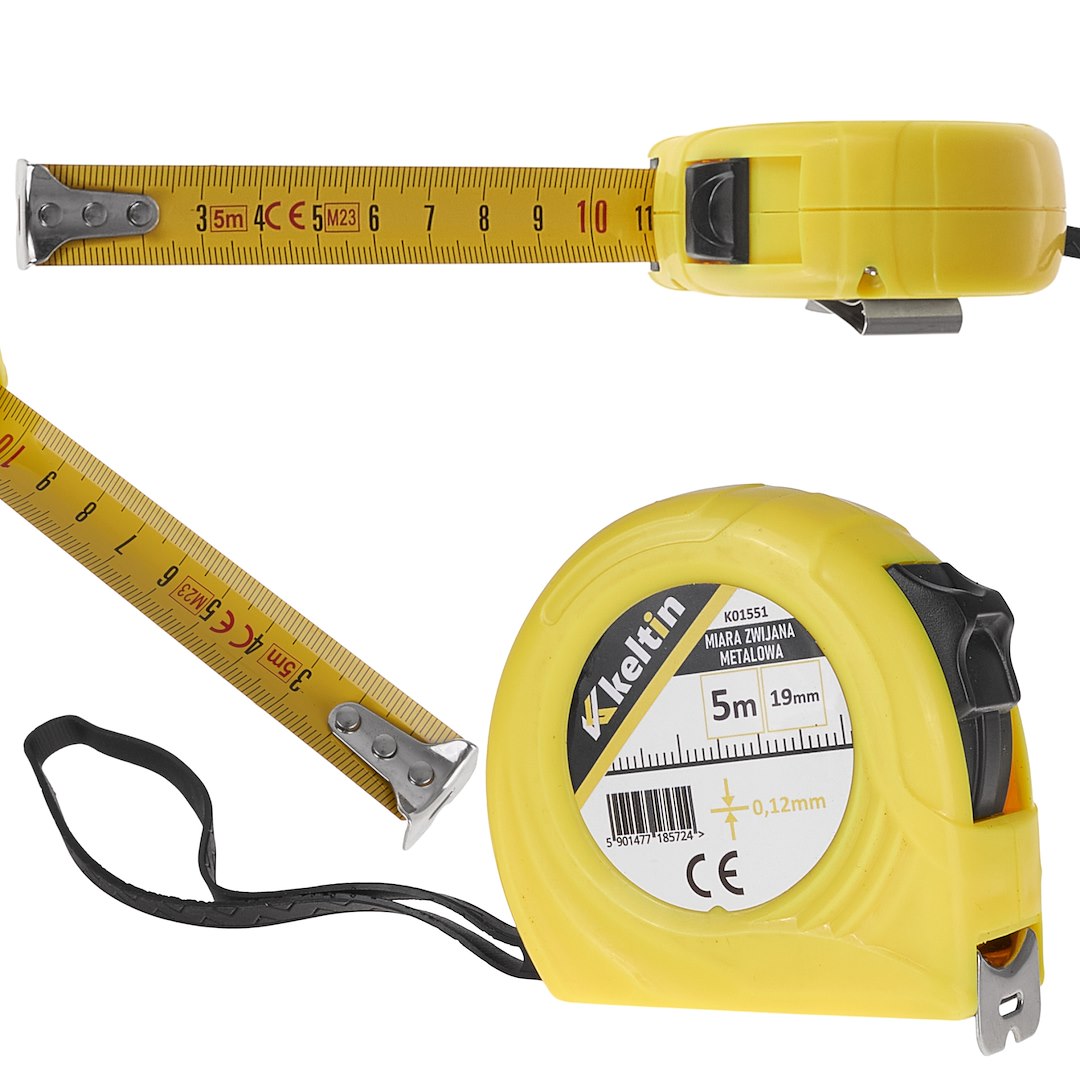 Meetlint 5m x 19mm x 0,12mm