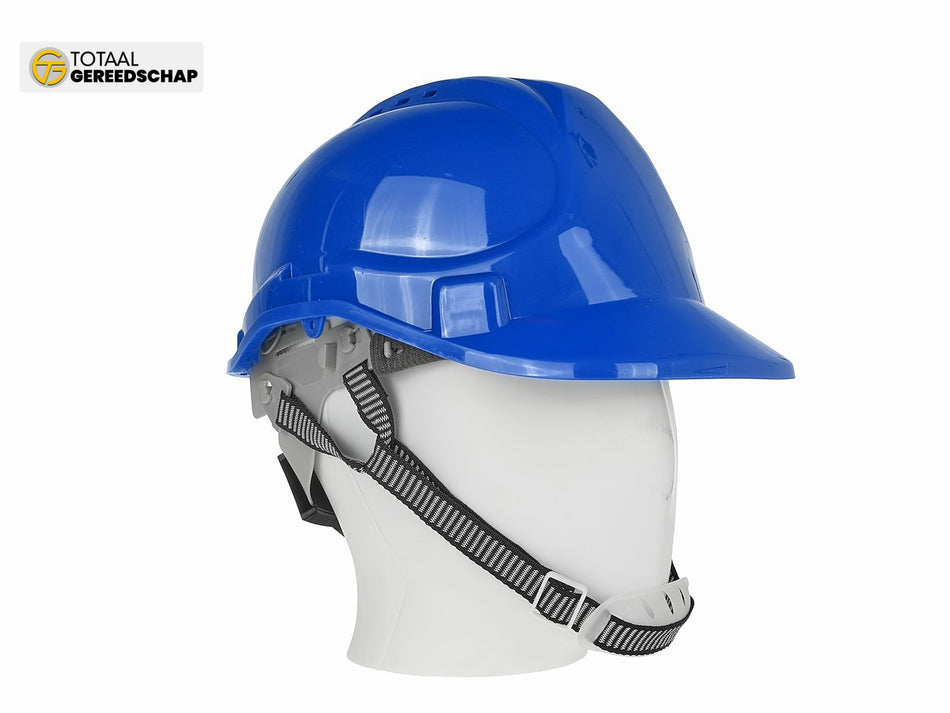 Safety helmet with adjustable knob BLUE