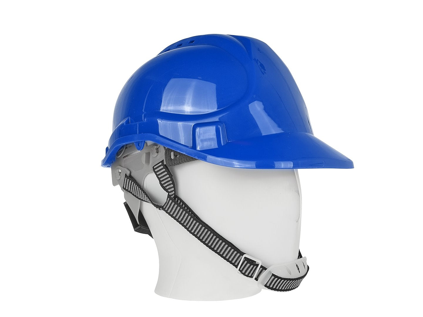 Veiligheidshelm met verstelknop BLAUW