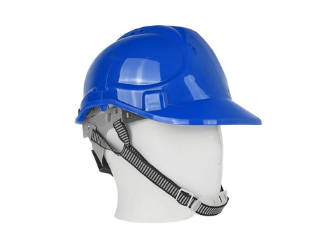 Veiligheidshelm met verstelknop BLAUW