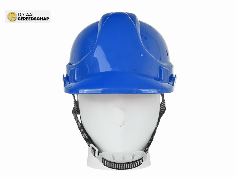 Safety helmet with adjustable knob BLUE