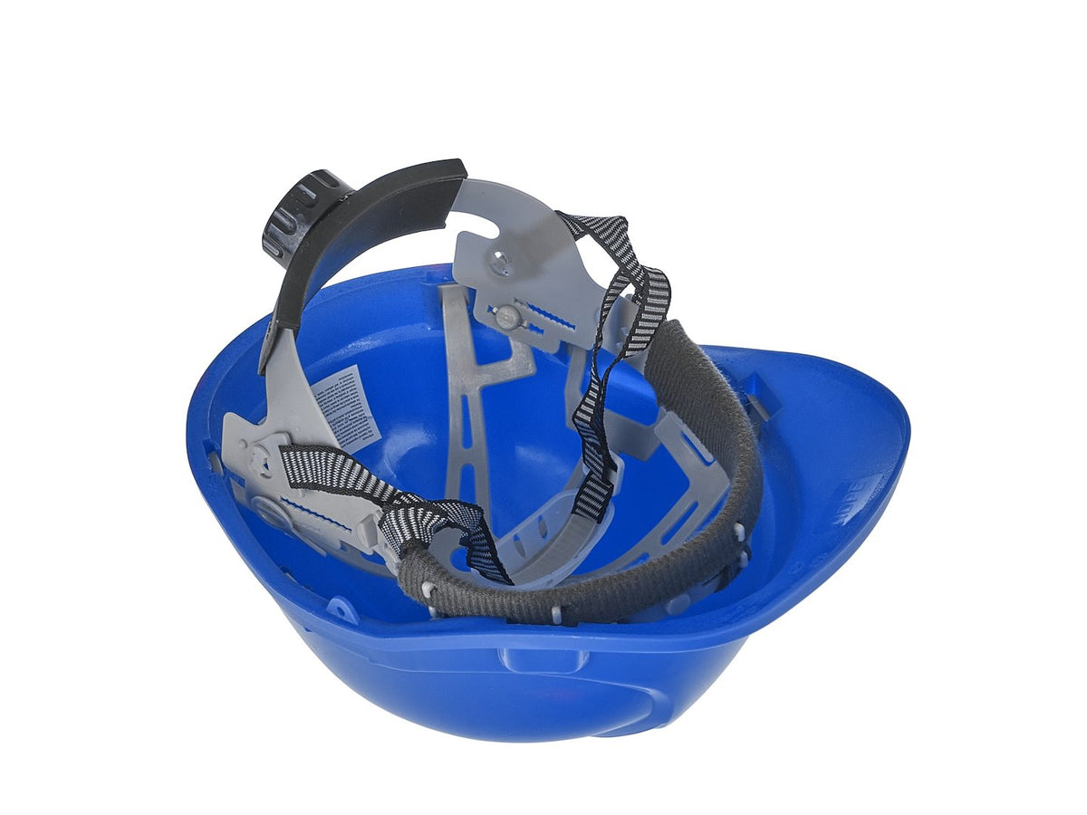 Veiligheidshelm met verstelknop BLAUW