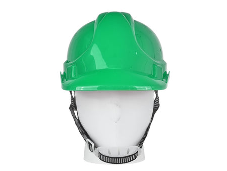 Veiligheidshelm met verstelknop GROEN