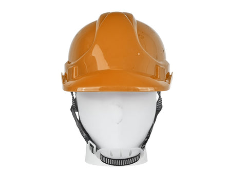 Veiligheidshelm met verstelknop ORANJE