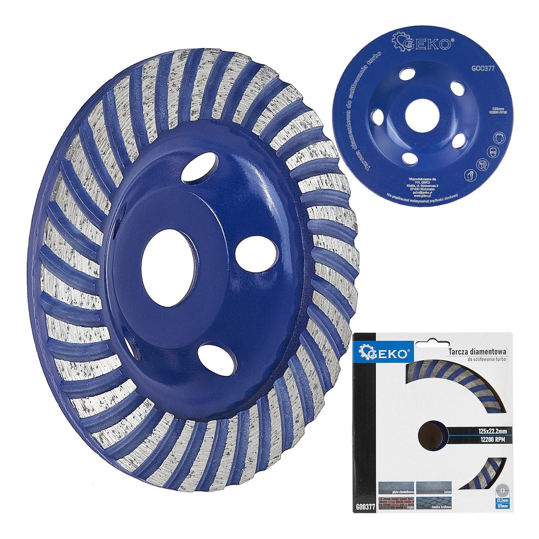 Diamant Turbo Rij Slijpbekken 5mm 125x22,2mm