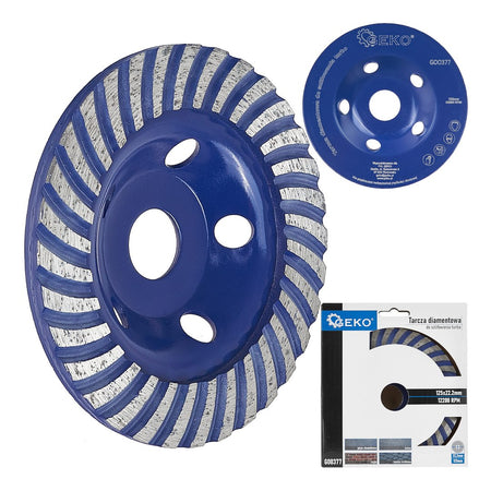Diamant Turbo Rij Slijpbekken 5mm 125x22,2mm