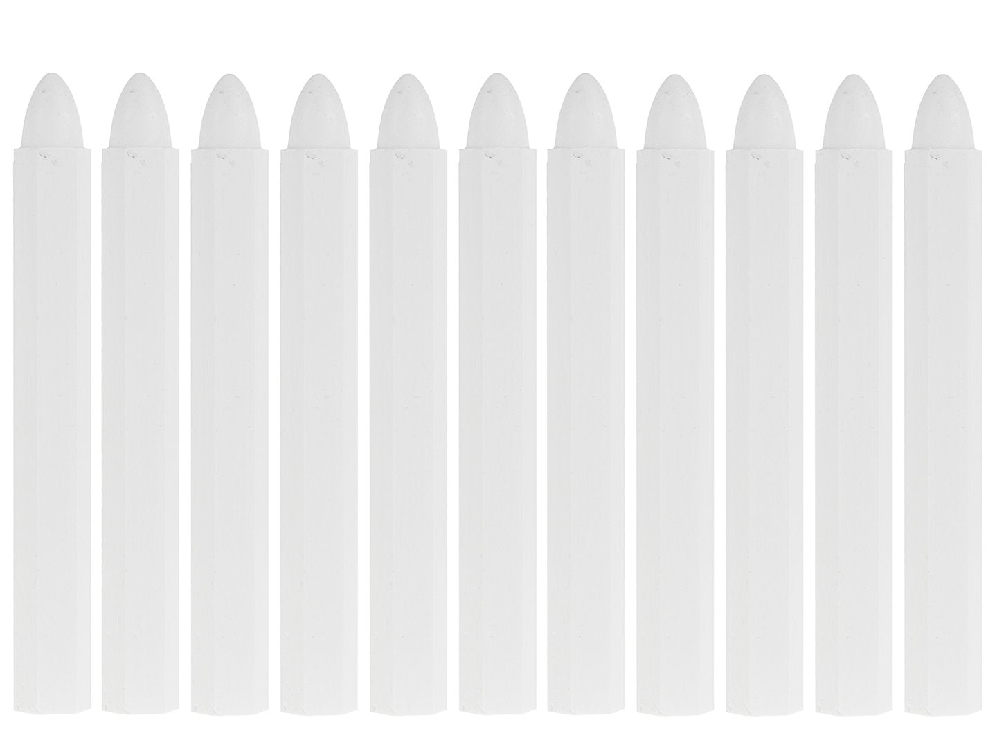 10 stuks witte bandkrijt 12x110mm