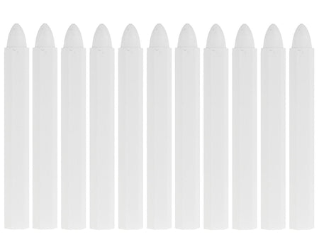 10 stuks witte bandkrijt 12x110mm