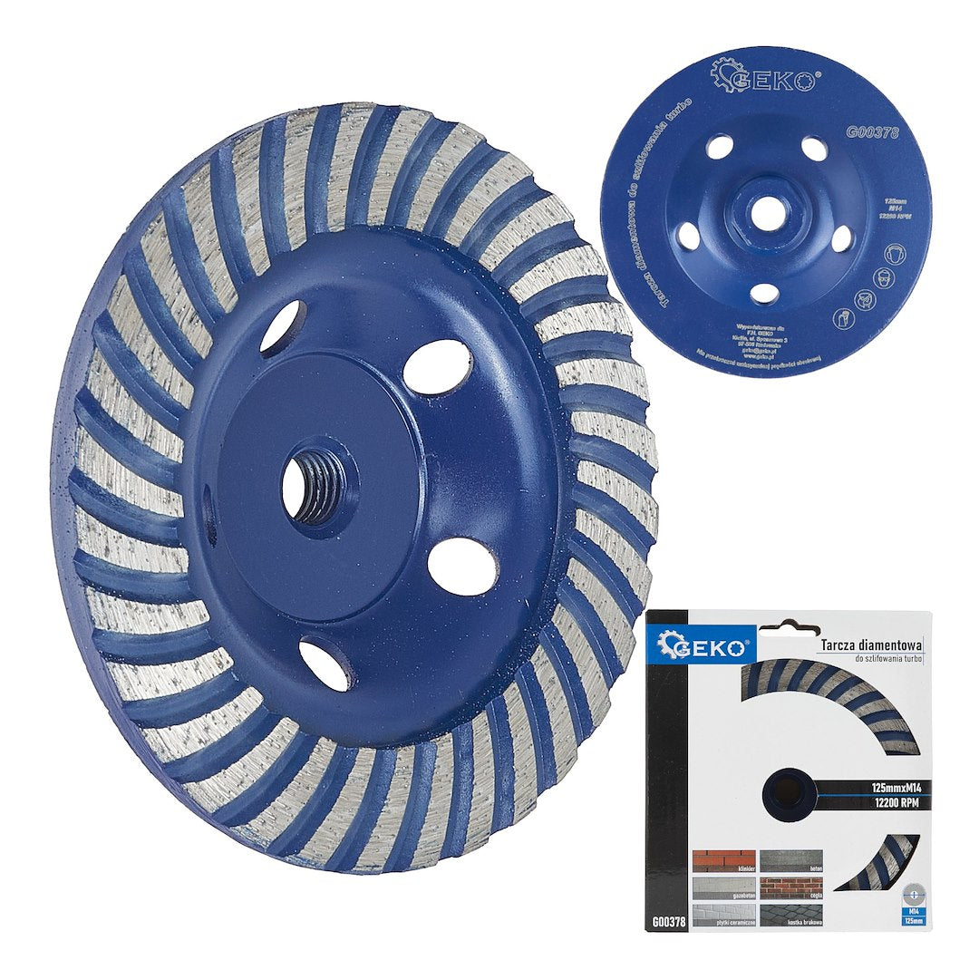 Diamant Turbo Rij Slijpbekken 5mm 125xM14