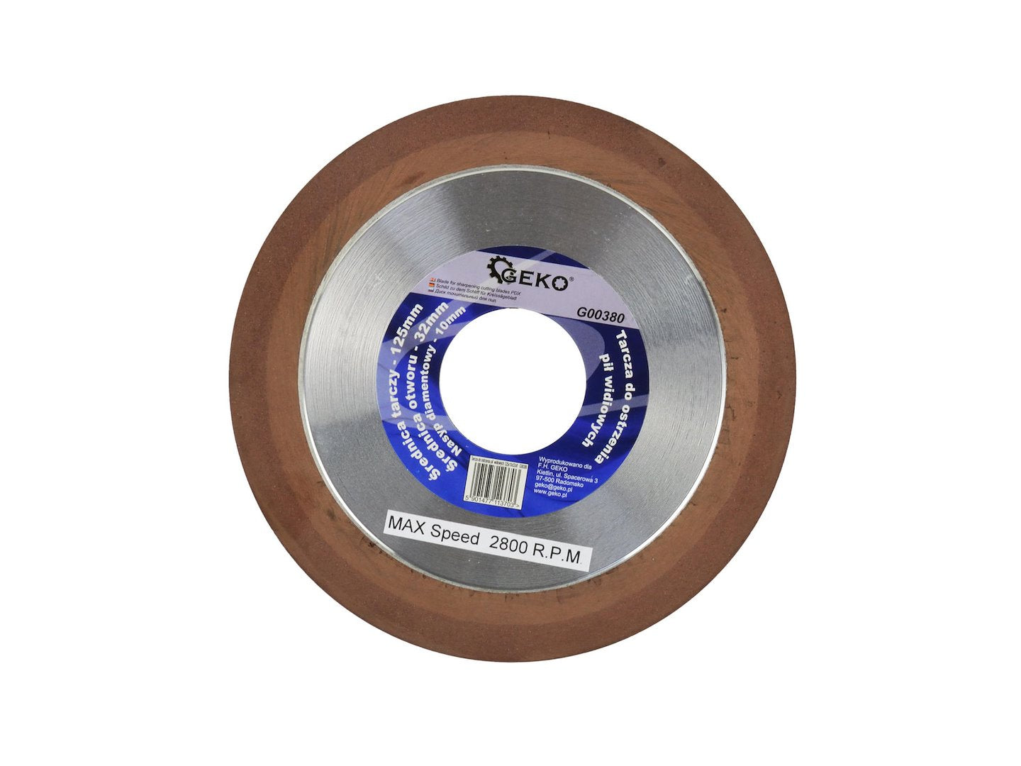 Diamant Slijpwiel voor CTC Zaagbladen 125x10x32x8mm