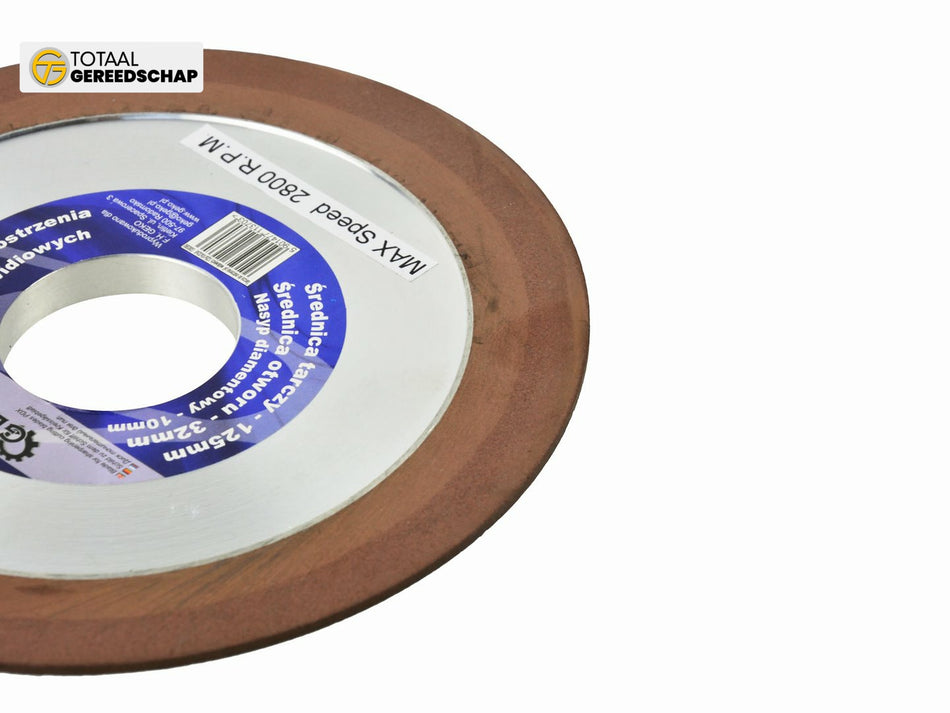 Diamant slijpschijf voor CTC zaagbladen 125x10x32x8mm