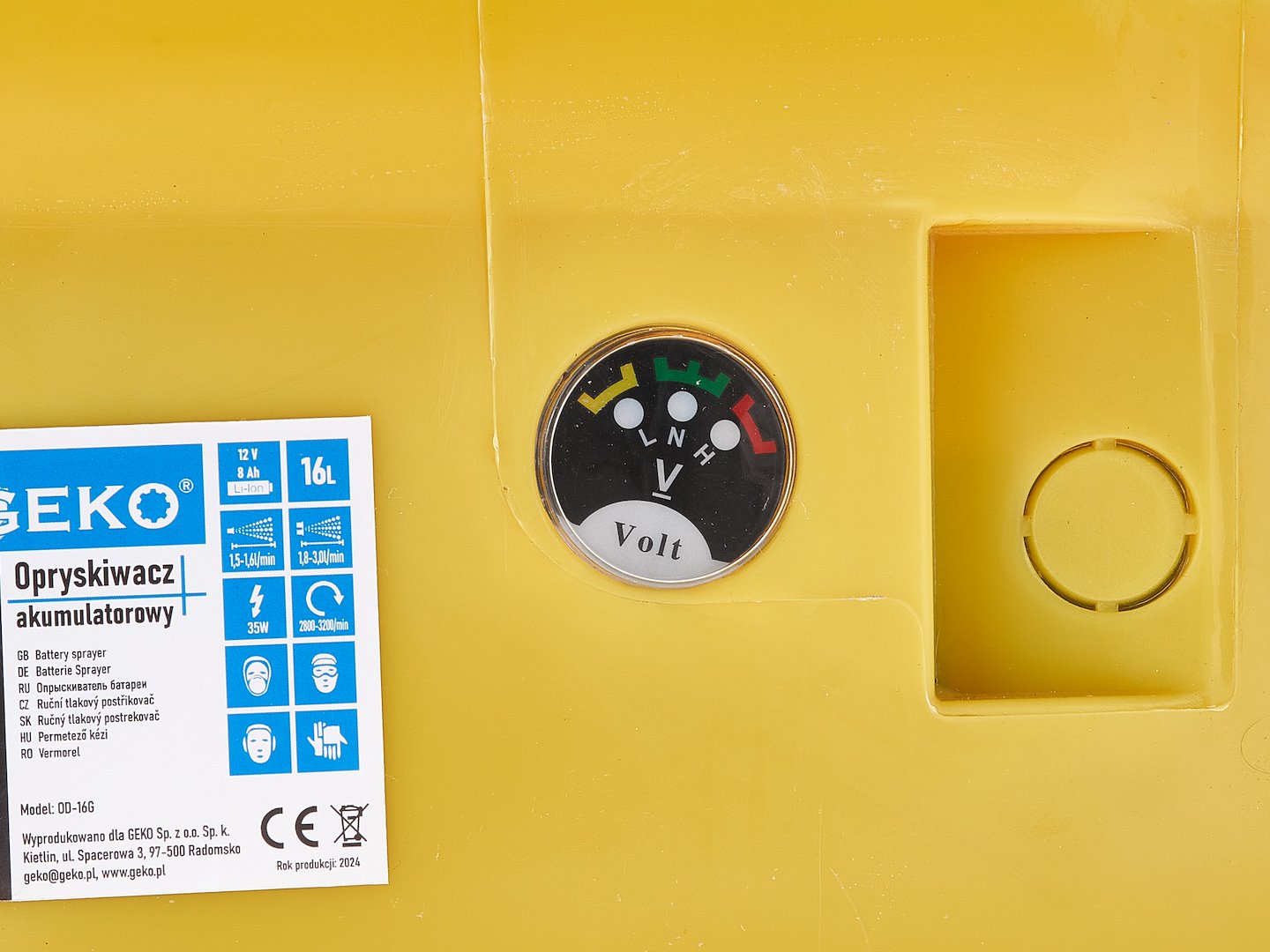 Accu-sproeier 16L met extra uitrusting