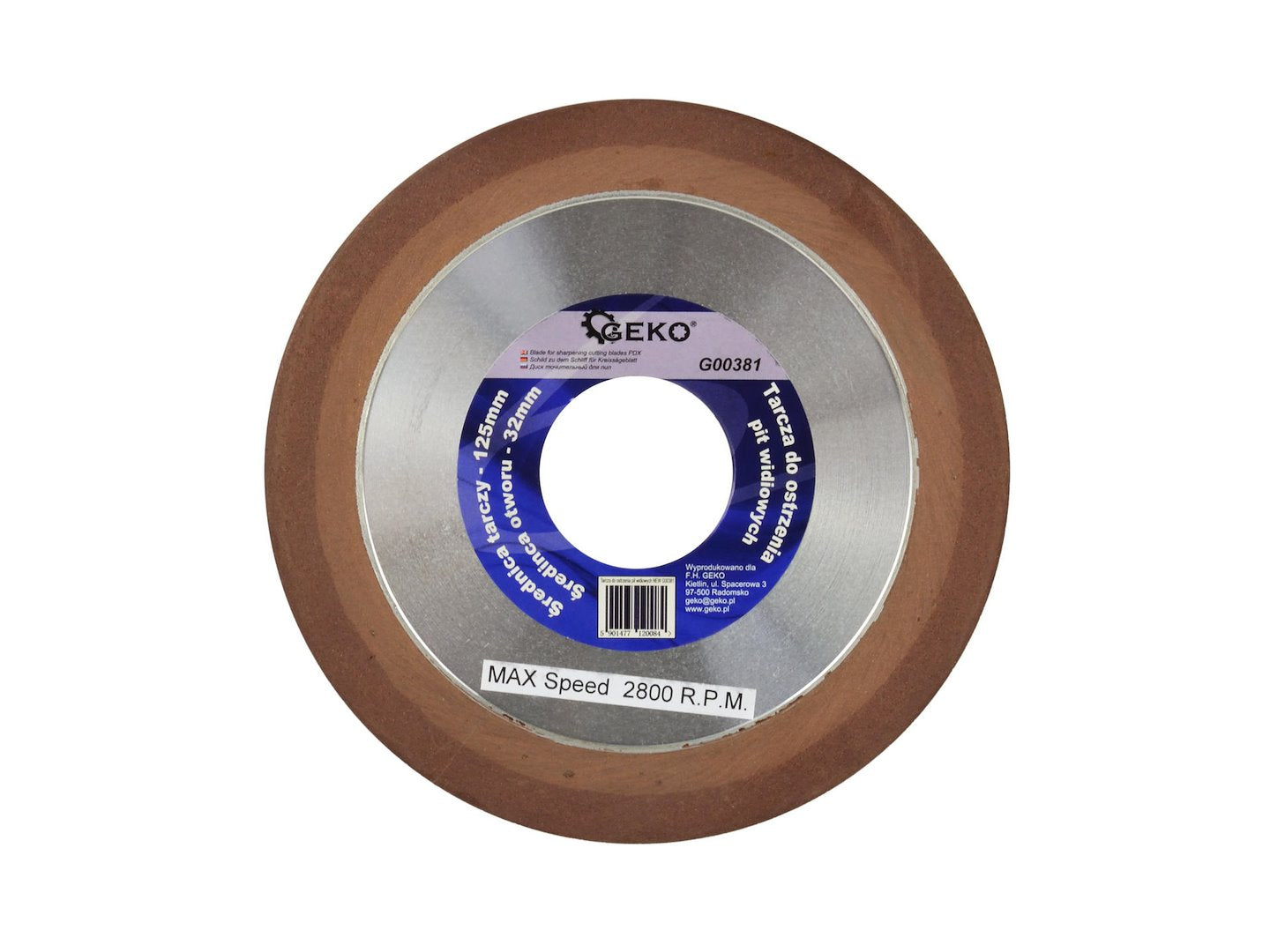 Diamant Slijpwiel voor CTC Zaagbladen 125x10x32x8mm