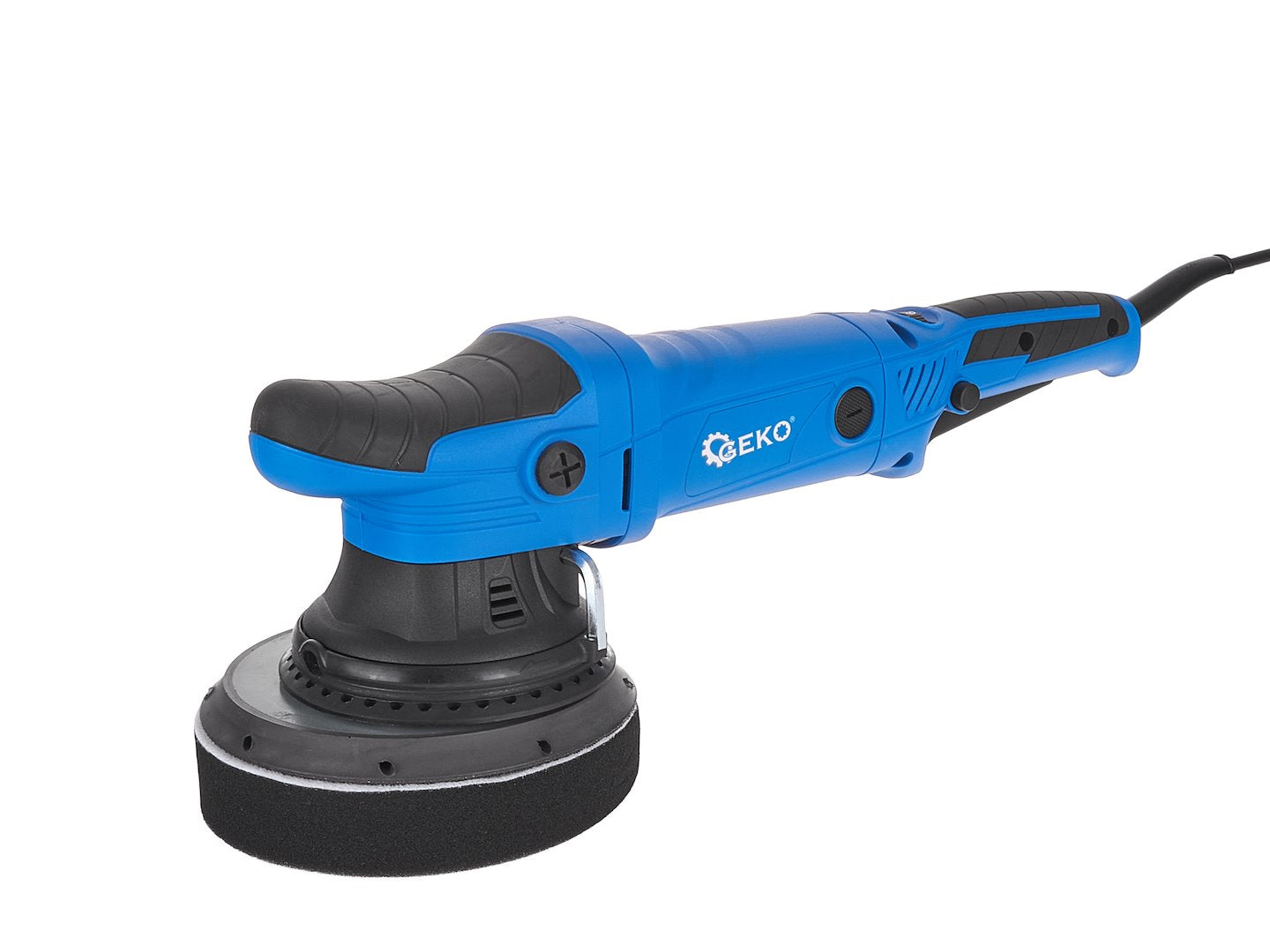 Dual action polijstmachine 150mm GEKO PREMIUM + 4 sponsen set