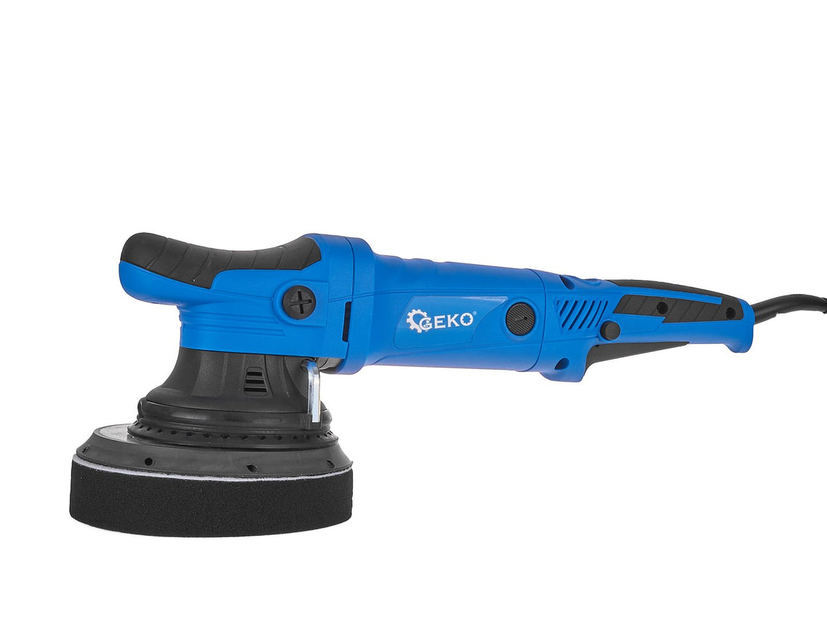 Dual action polijstmachine 150mm GEKO PREMIUM + 4 sponsen set