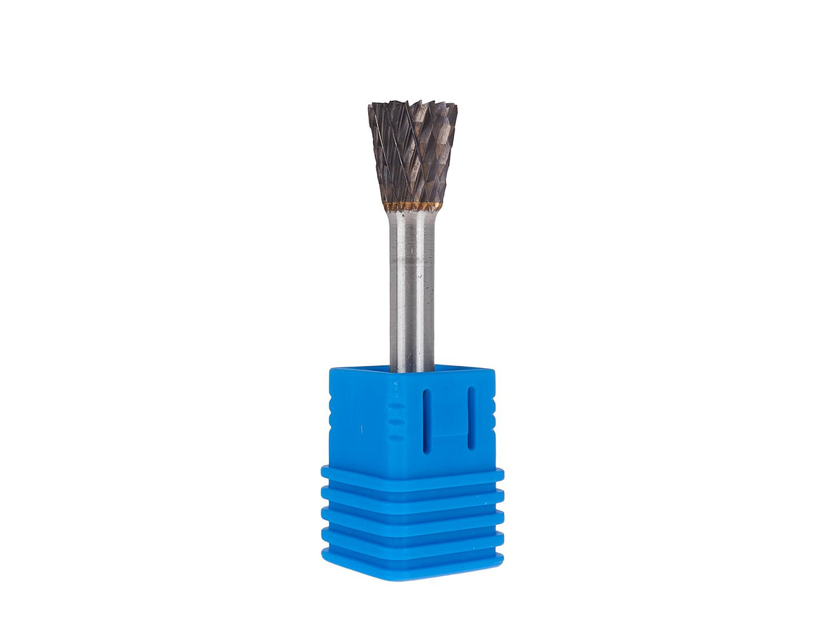 Omgekeerde conische schachtfreessnijder 6mm (hardmetaal 12x12mm)