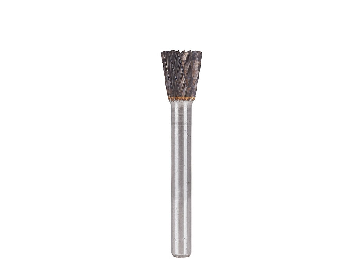Omgekeerde conische schachtfreessnijder 6mm (hardmetaal 12x12mm)