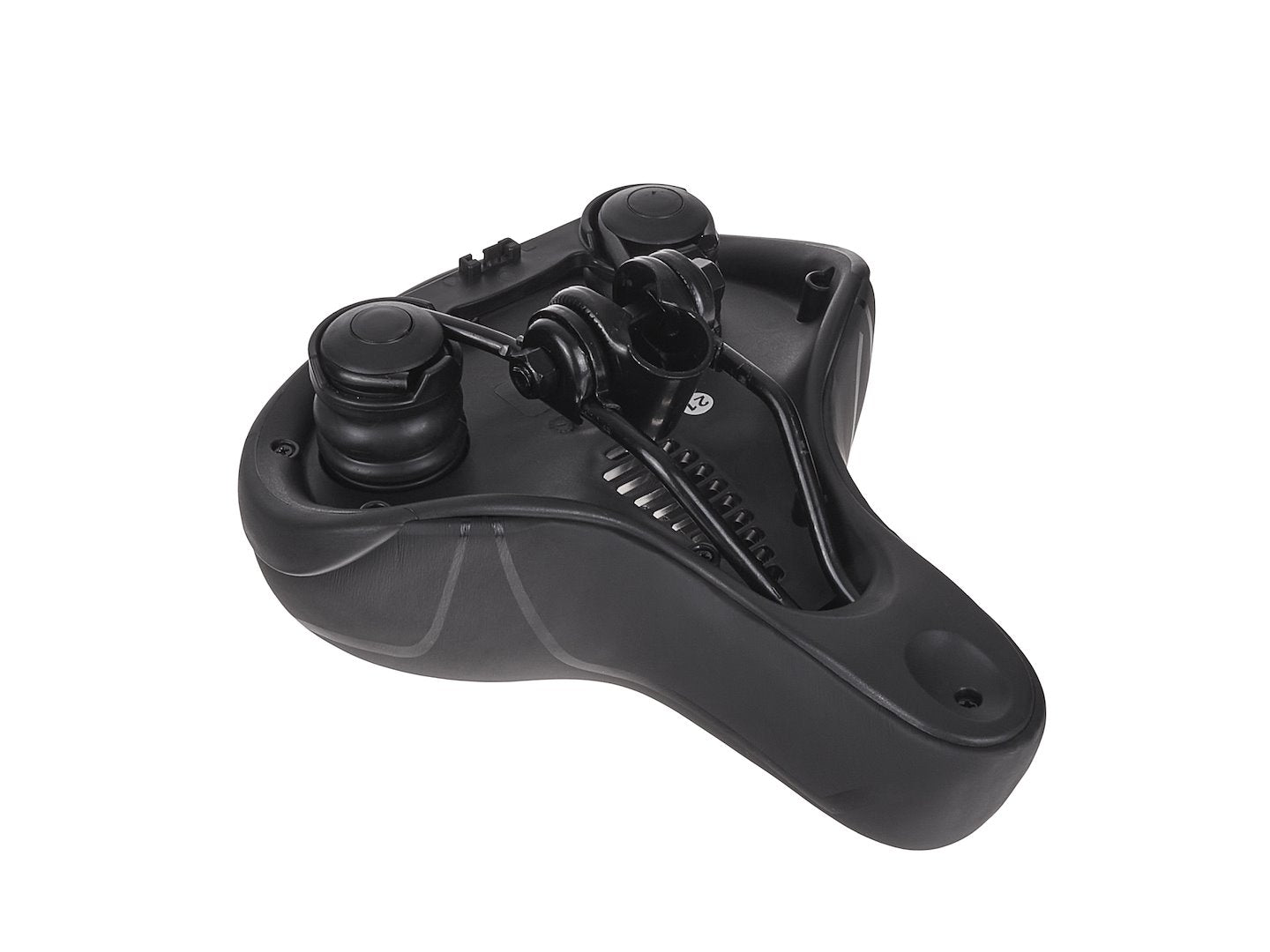 Comfort schuim fietszadel met reflecterende veiligheidsstrip