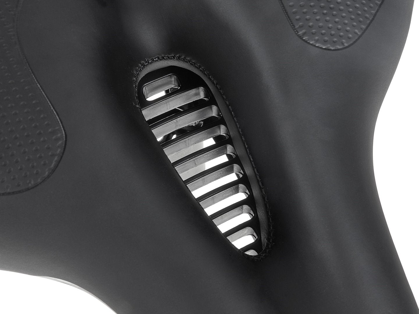 Comfort schuim fietszadel met reflecterende veiligheidsstrip