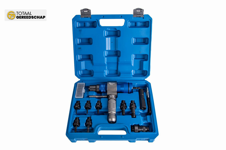 Professional nut/rivet adapter with handle