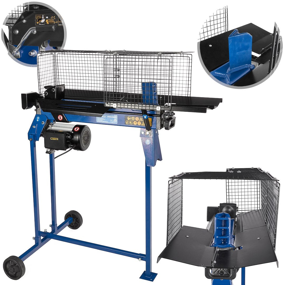 7T 2200W elektrische houtenkloofmachine met standaard