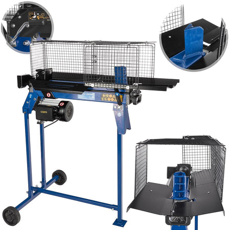 7T 2200W elektrische houtenkloofmachine met standaard