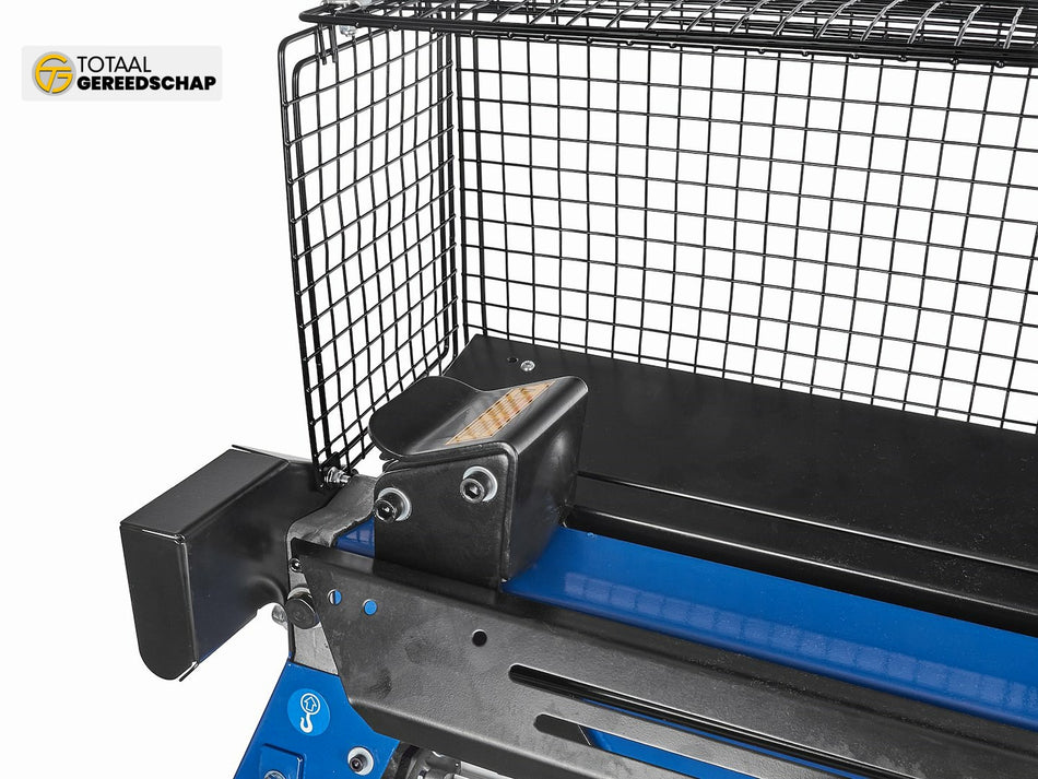 7T 2200W electric log splitter with a stand