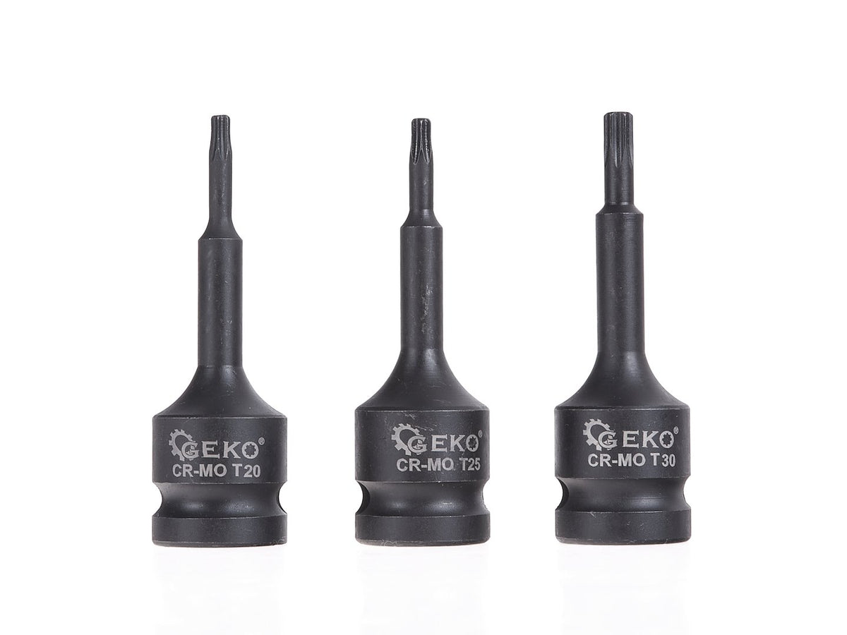 9-delige torx slagmoersleutelset T20-T70