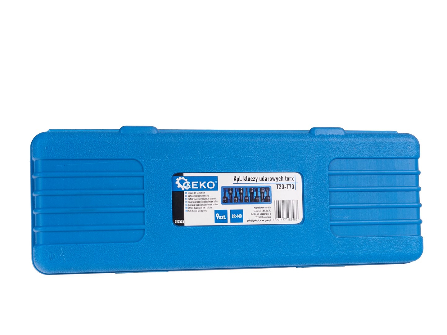 9-delige torx slagmoersleutelset T20-T70