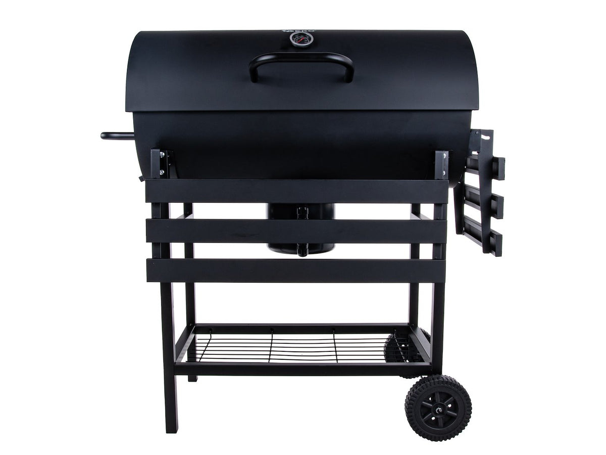 Barrel-stijl houtskoolgrill met deksel - rooster 71x45cm