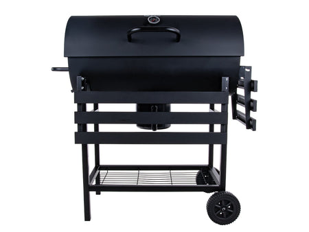 Barrel-stijl houtskoolgrill met deksel - rooster 71x45cm