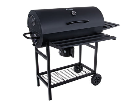 Barrel-stijl houtskoolgrill met deksel - rooster 71x45cm