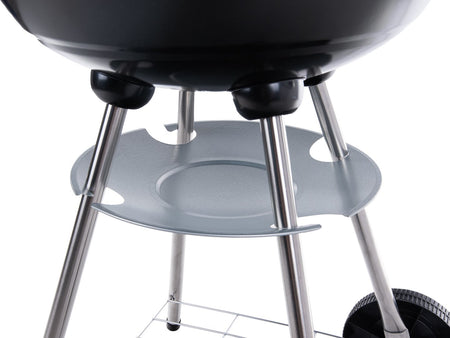 Ronde houtskoolgrill met deksel - roosterdia. 39cm