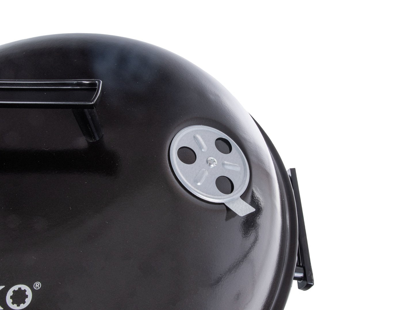 Ronde houtskoolgrill met deksel - roosterdia. 39cm