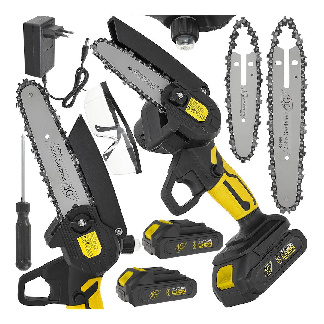 21V accu kettingzaag 2x2,0Ah – XXL set
