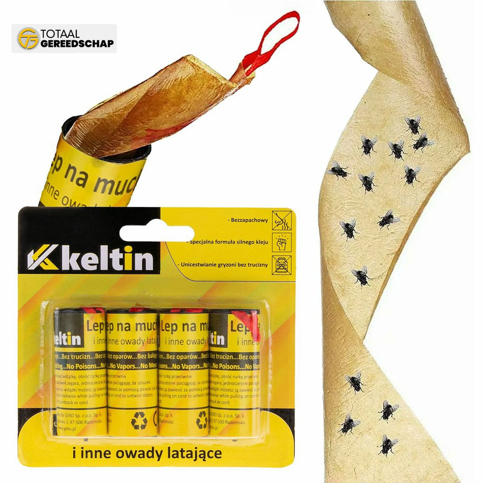 4pcs 80cm sticky fly paper