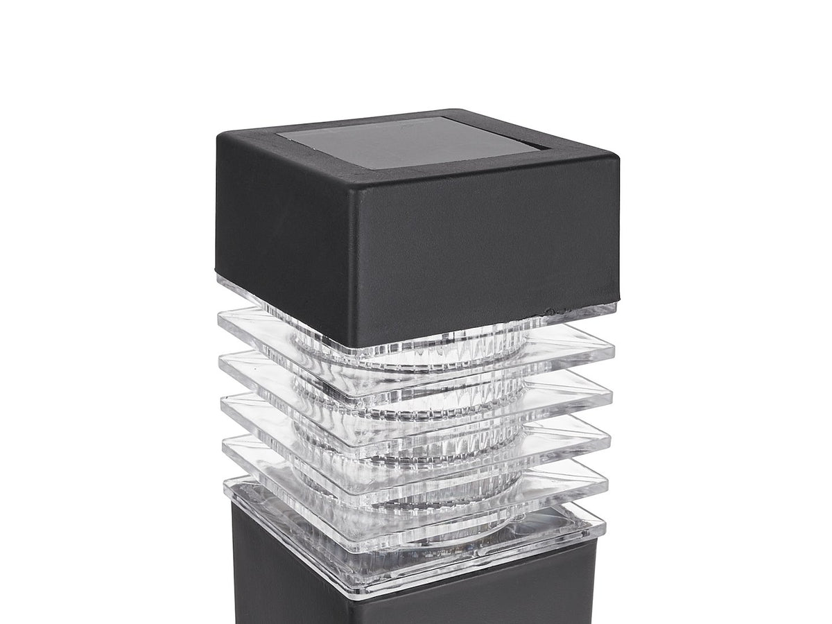 Zonne tuinlamp 6x6x40 cm