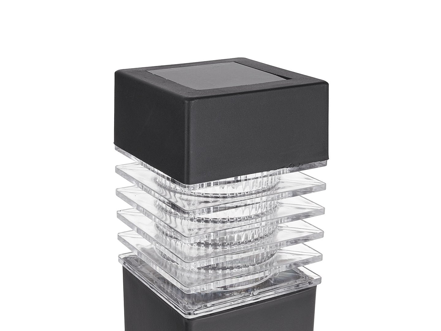 Zonne tuinlamp 6x6x40 cm