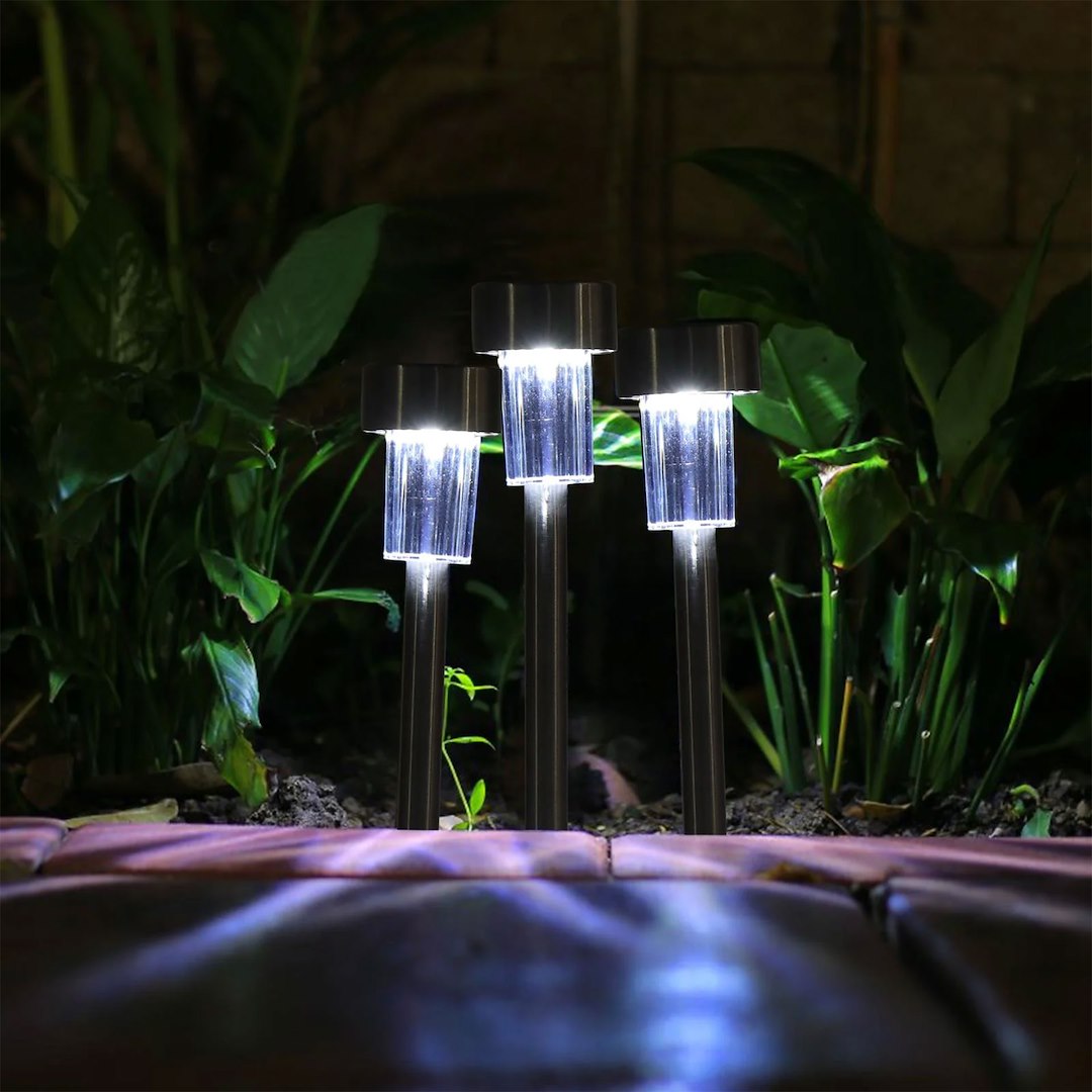 Zonne tuinlamp 4,5x4,5x30 cm
