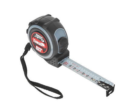 Dubbelzijdige nylon rolmaat 8m/25mm KLASSE I