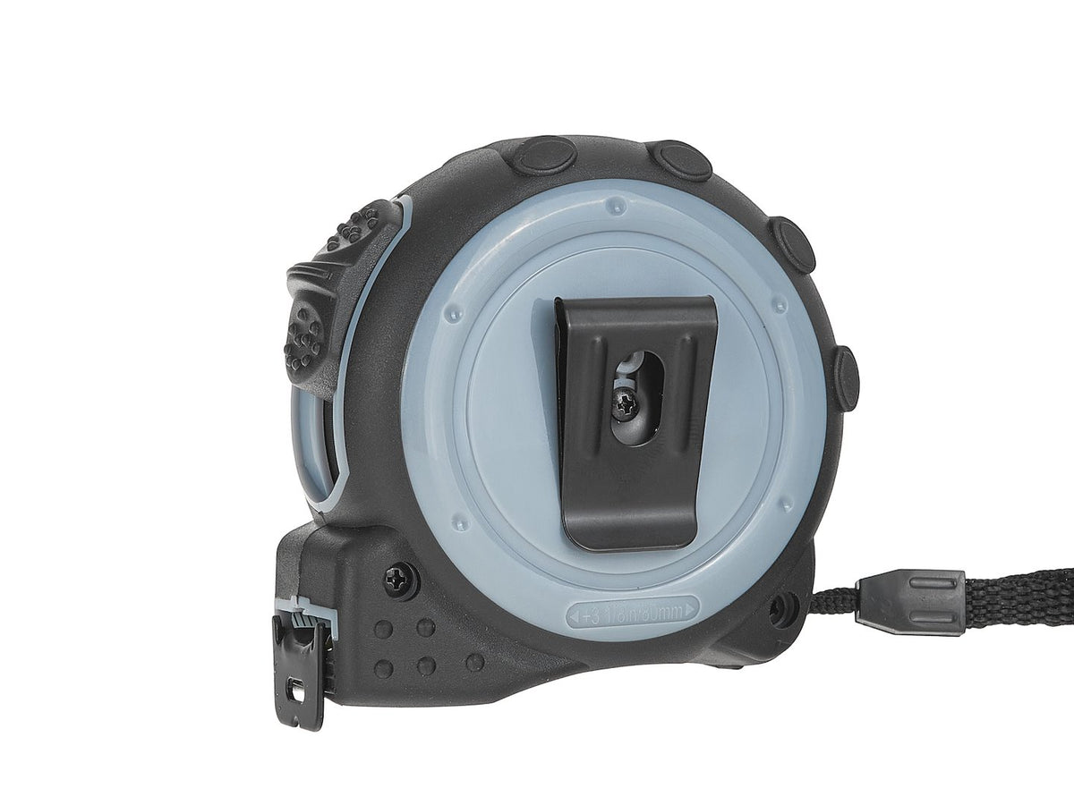 Dubbelzijdige nylon rolmaat 8m/25mm KLASSE I