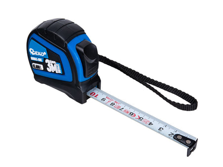 Dubbelzijdige nylon rolmaat met automatische stop 3m/16mm KLASSE I – displaybox