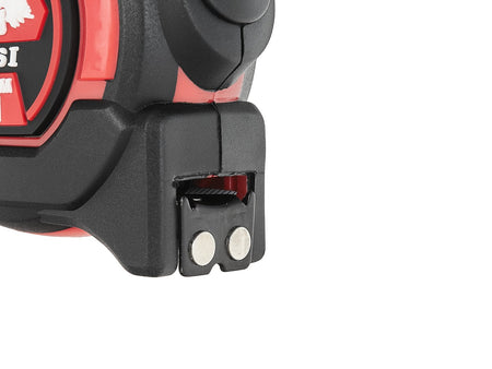 Dubbelzijdige nylon rolmaat met magneet en automatische stop 3m/16mm KLASSE I – displaybox