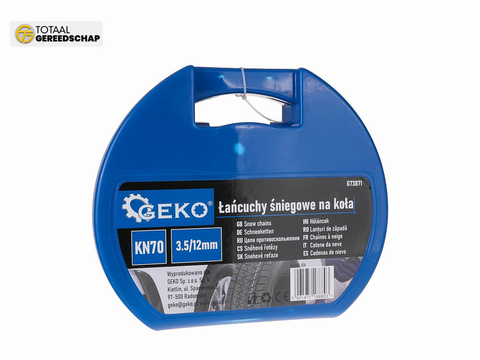 KN70 snow chains 3.5/12mm