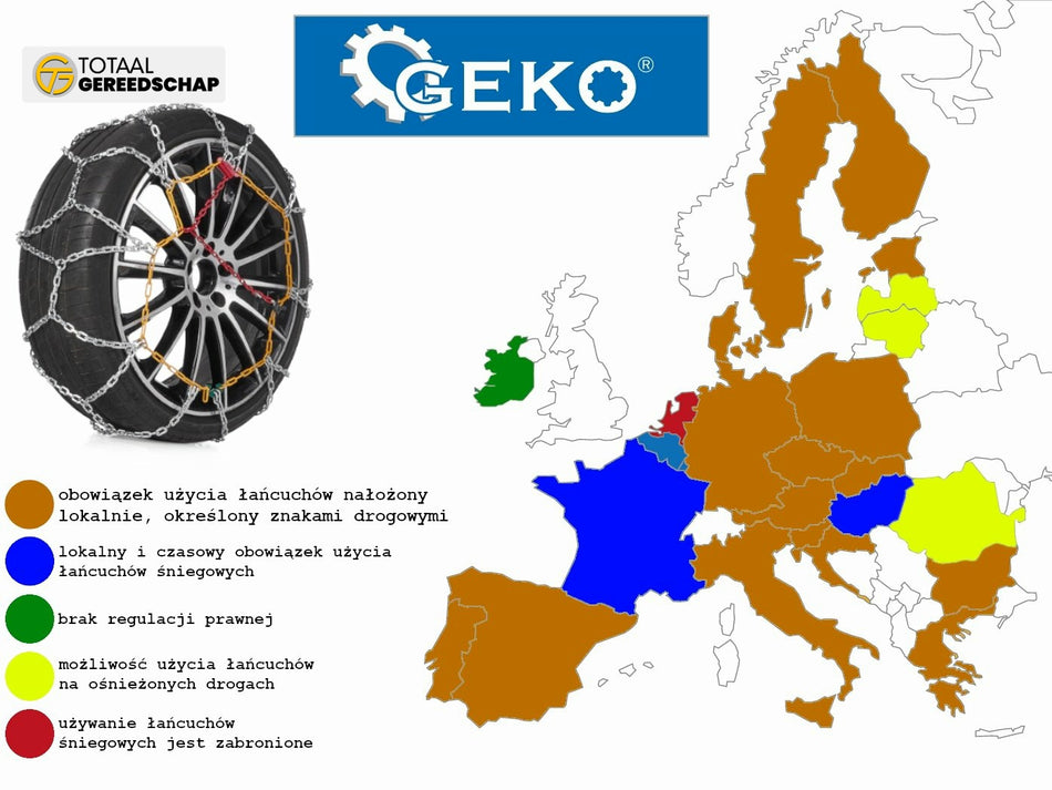 KN120 snow chains 3.5/12mm