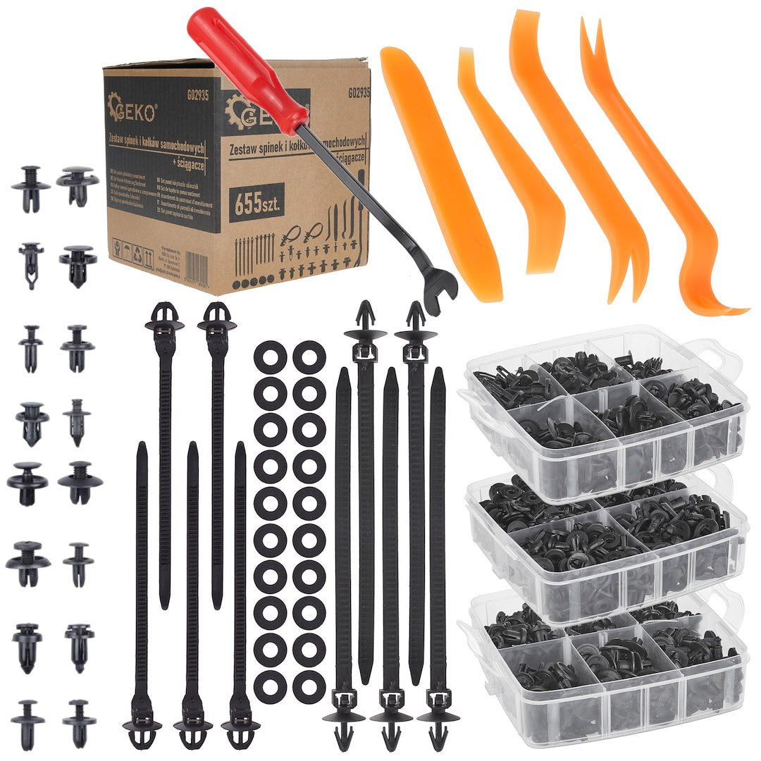 655-delige set paneelstoffering assortiment