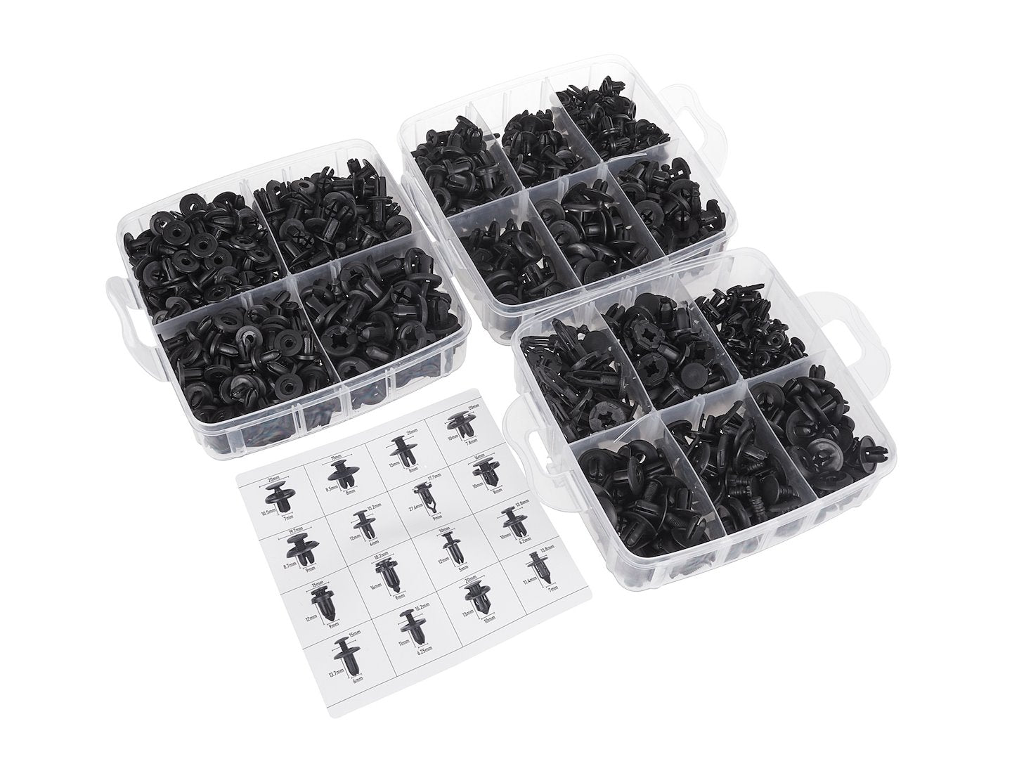 655-delige set paneelstoffering assortiment