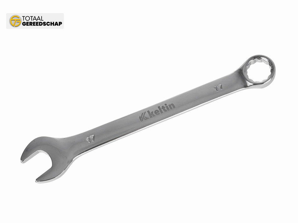 Satin Finish Combination Wrench Spanner Set with AntiSlip Layer 6-22mm 12pcs