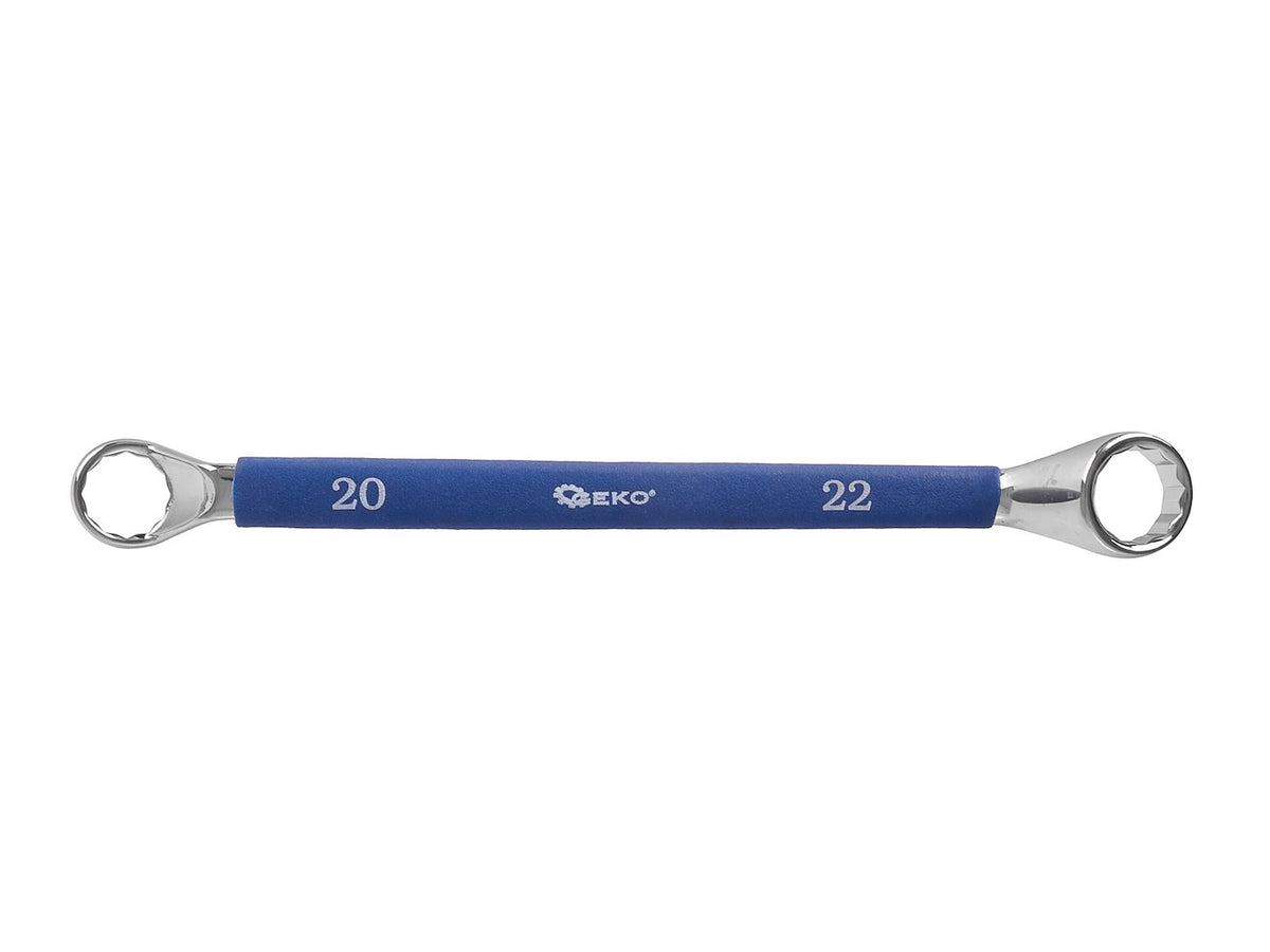 Dubbelzijdige ringsleutelset met anti-sliplaag 6-32mm 12 stuks